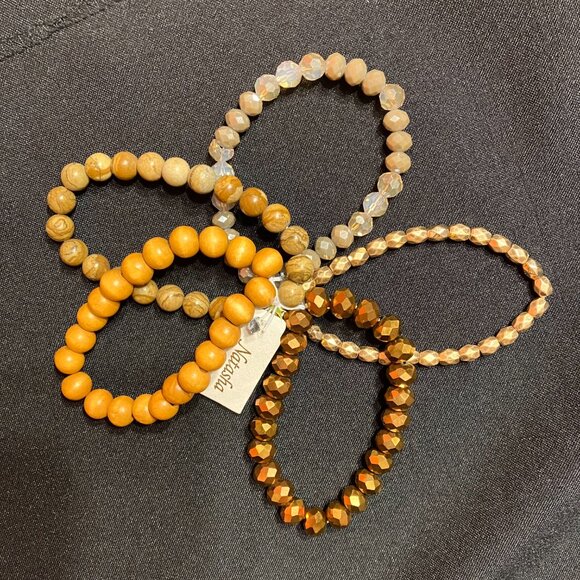 Natasha Stretchy 5 Bead Bracelets - Picture 2 of 4